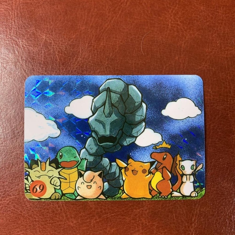 1998 Pokemon Pocket Monsters Bandai Carddass Vending Sticker Pikachu Mew & More